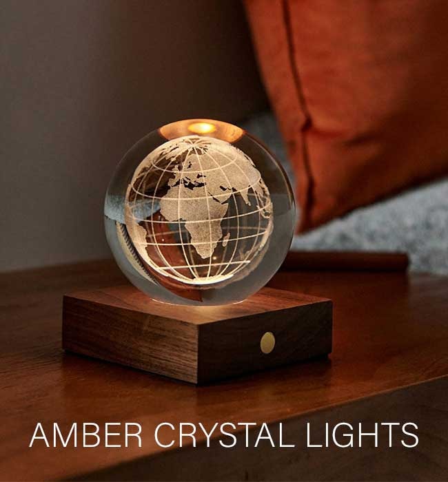 Amber Crystal Lights