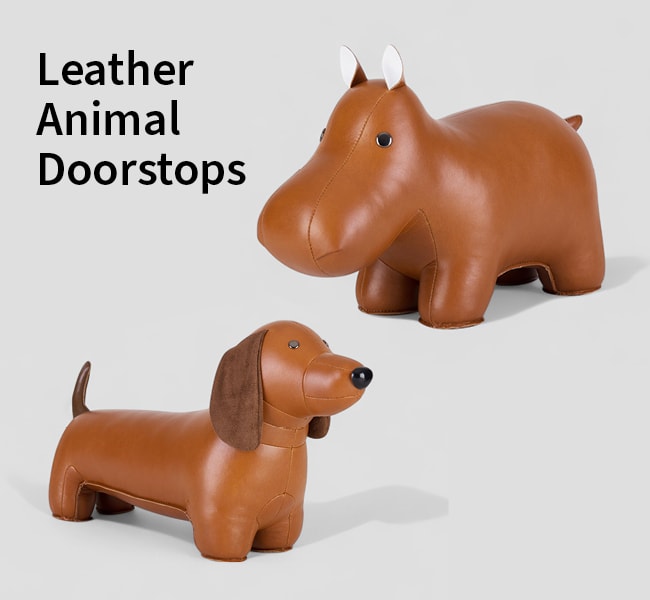 Leather Doorstops