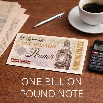 One Billion Pound Note