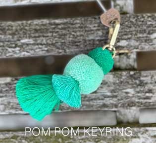 Pom Pom Keyring