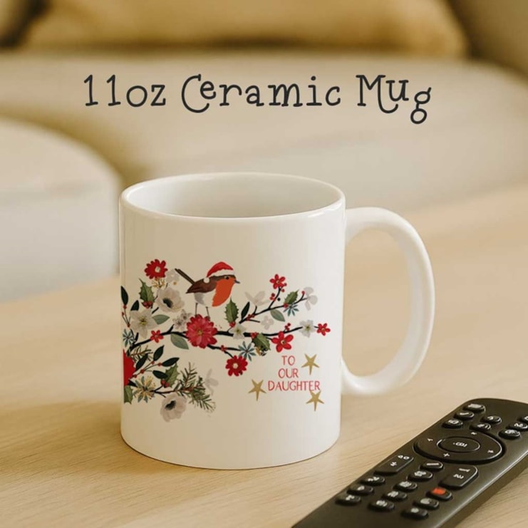 Personalised Christmas Mug - Snowy Christmas Town Personalised Christmas Mug - Snowy Christmas Town