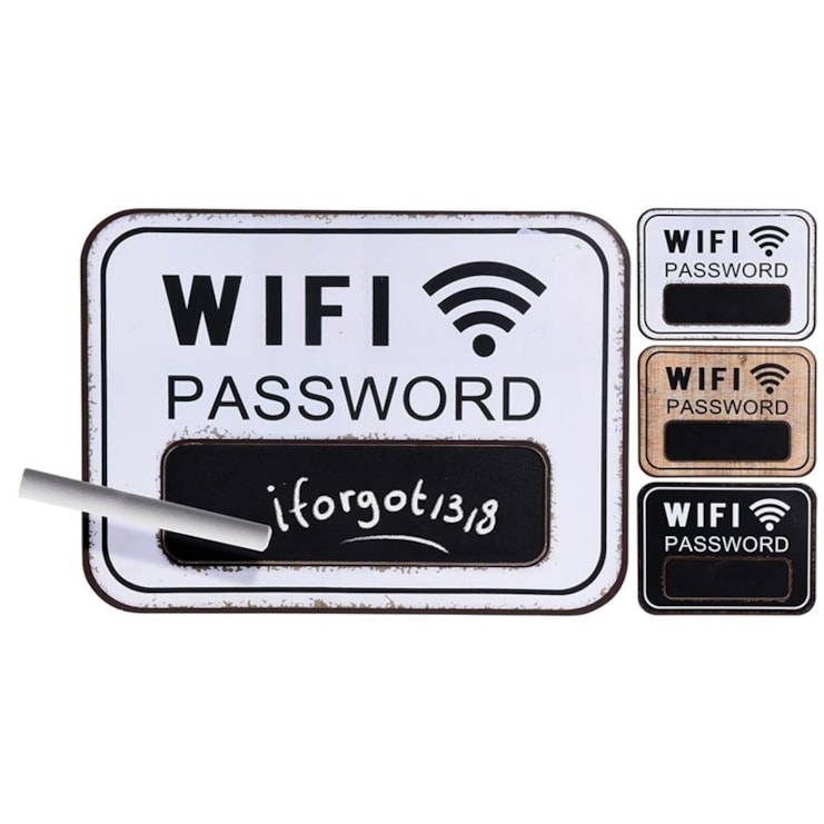 Wifi Password Chalk Board