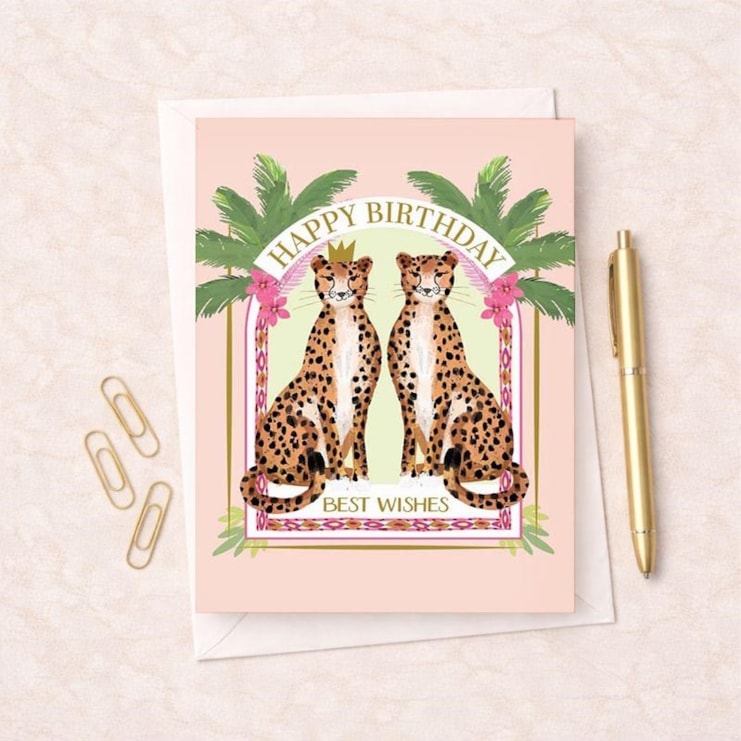 Birthday Card - Leopards Birthday Card - Leopards