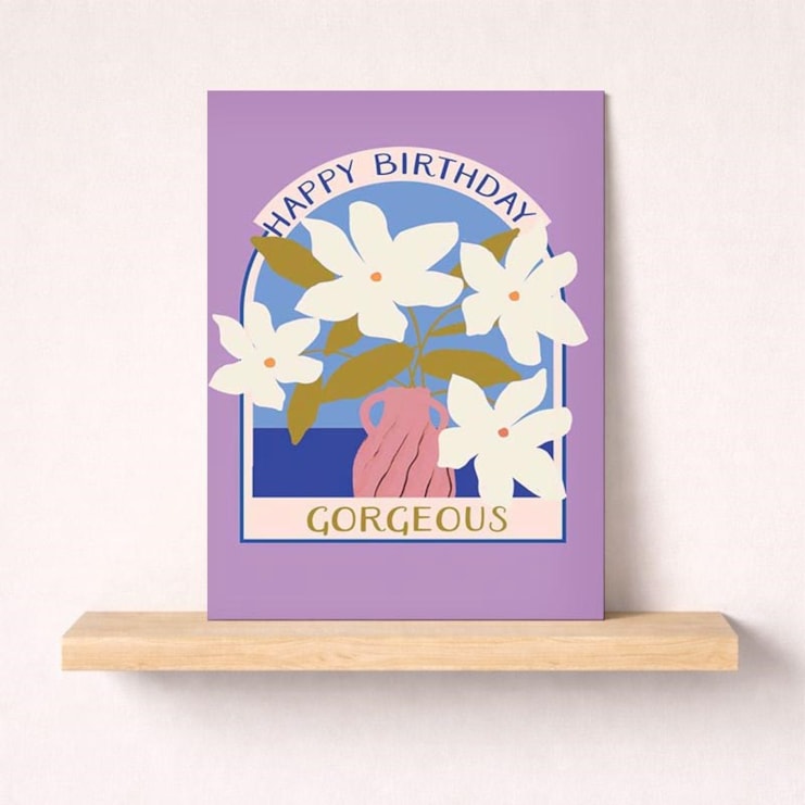 Birthday Card - Happy Birthday Gorgeous Birthday Card - Happy Birthday Gorgeous