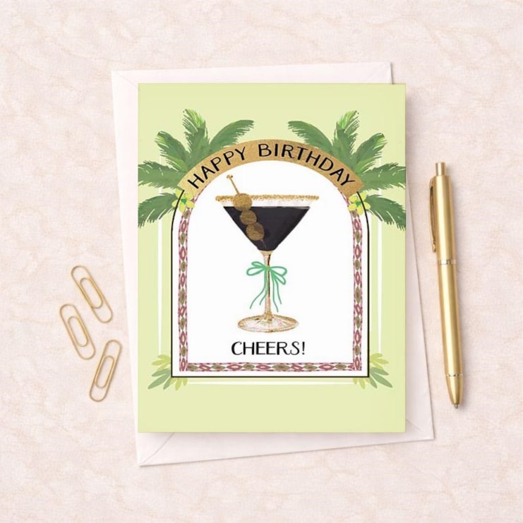 Birthday Card - Espresso Martini