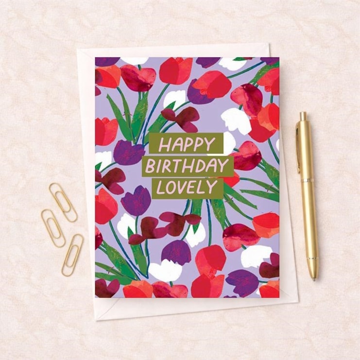 Birthday Card - Happy Birthday Lovely