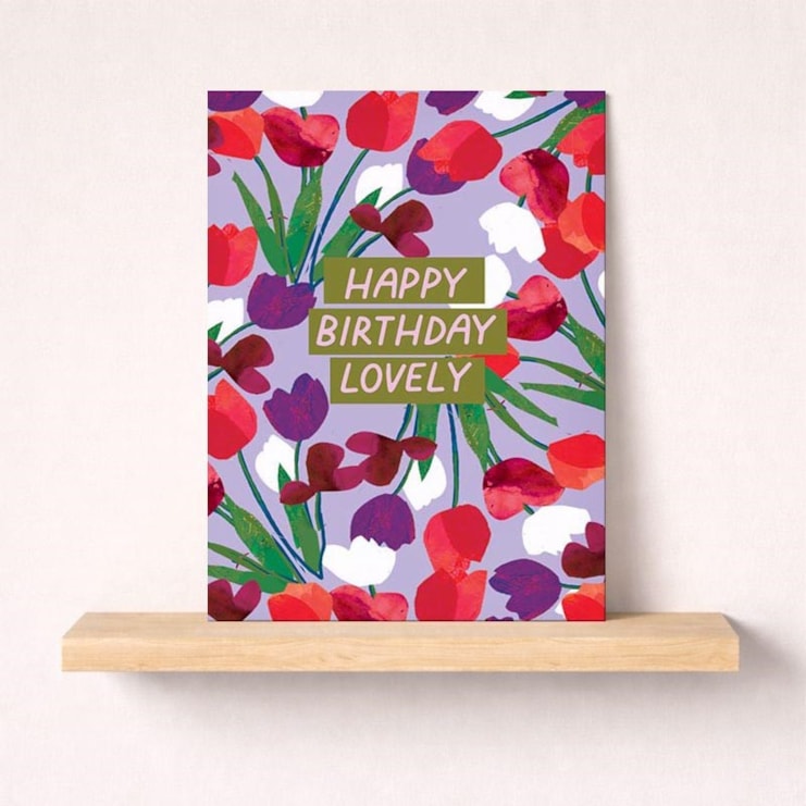 Birthday Card - Happy Birthday Lovely