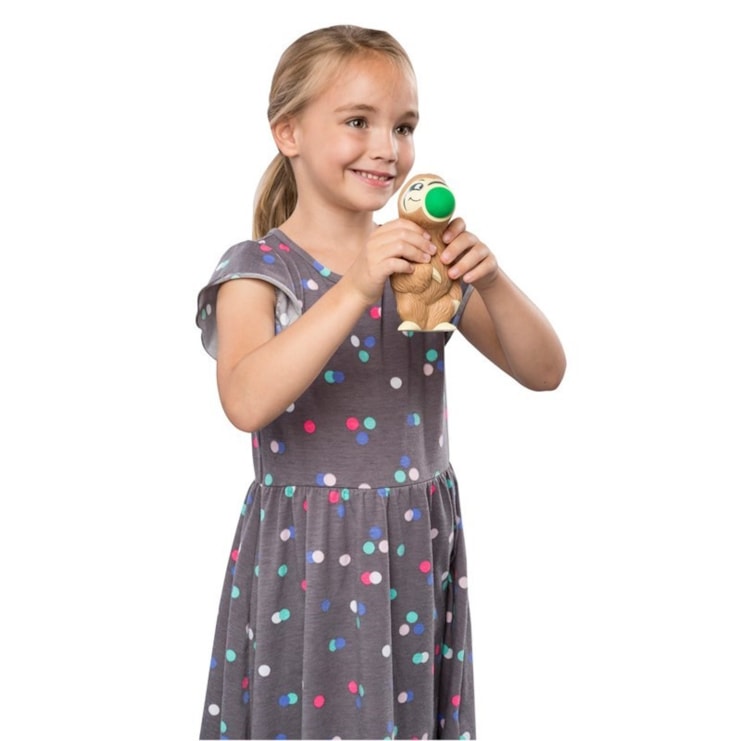 Sloth Squeeze Popper Toy | Shoots Up To 20 Feet! Sloth Squeeze Popper Toy