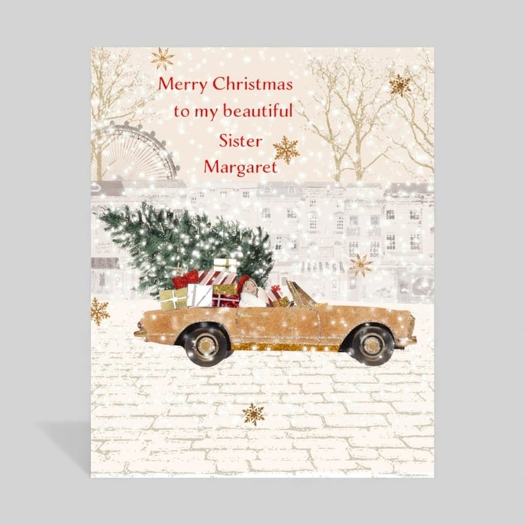 Personalised Christmas Card - Christmas Shopping