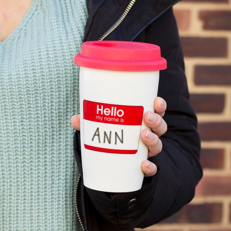 Personalised 'My Name Is' Travel Mug Personalised 'My Name Is' Travel Mug