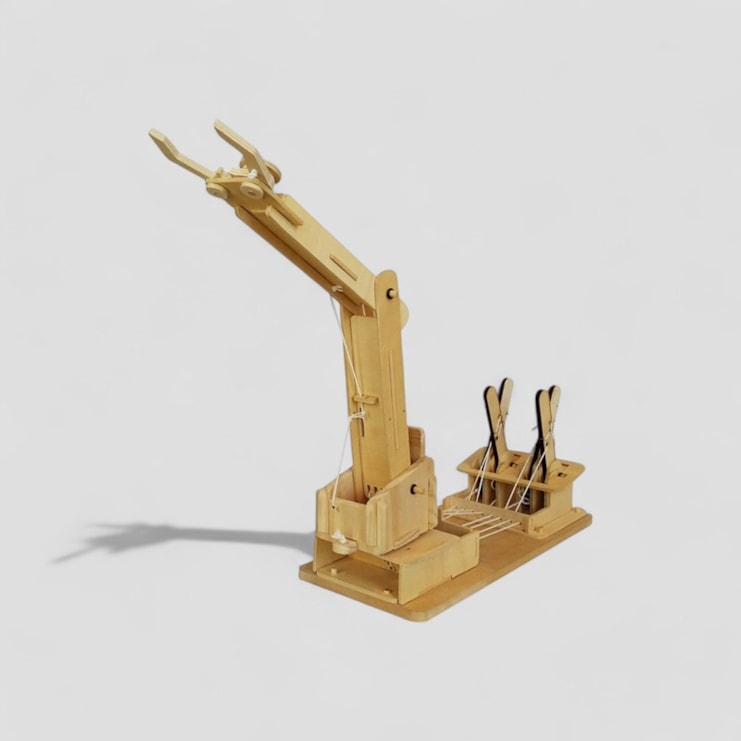 Megabuilder Crane Wooden Construction Kit
