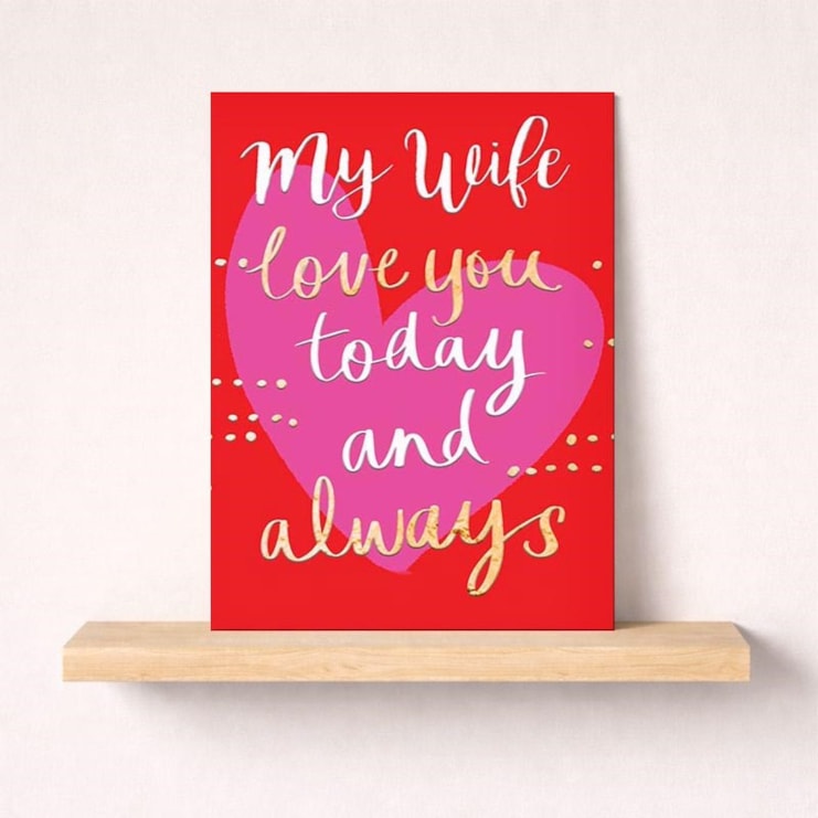 Large Anniversary Card - Love You Today And Always Large Anniversary Card - Love You Today And Always