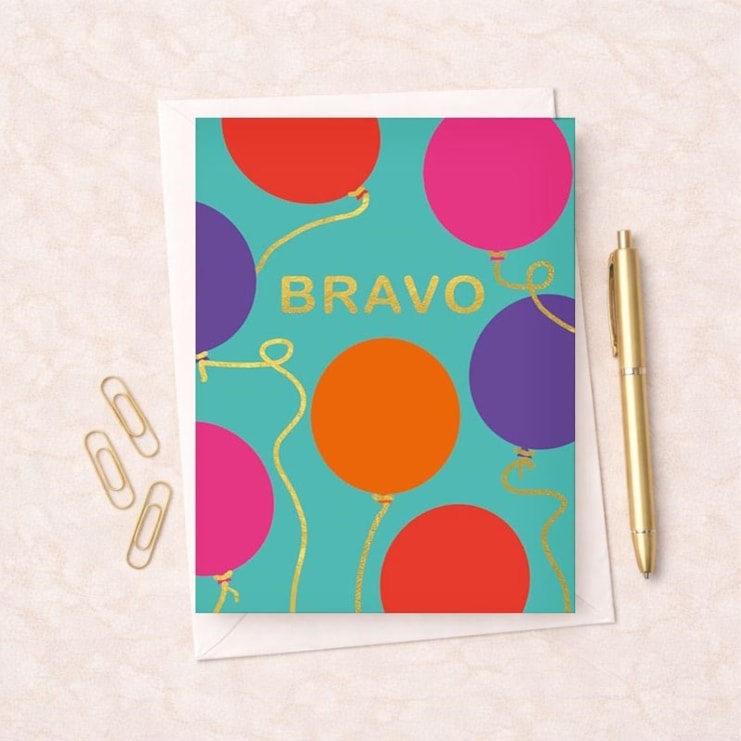 Large Congratulations Card - Bravo Large Congratulations Card - Bravo
