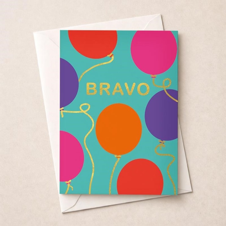 Large Congratulations Card - Bravo Large Congratulations Card - Bravo