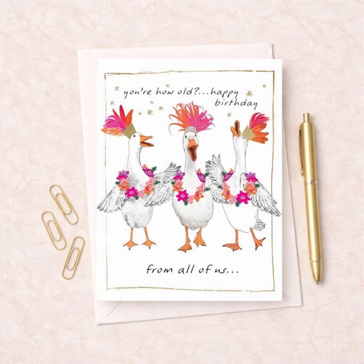 Large Birthday Card - You're How Old?