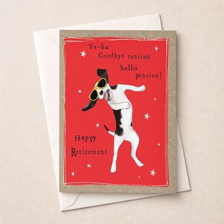 Large Retirement Card - Dog Large Retirement Card - Dog