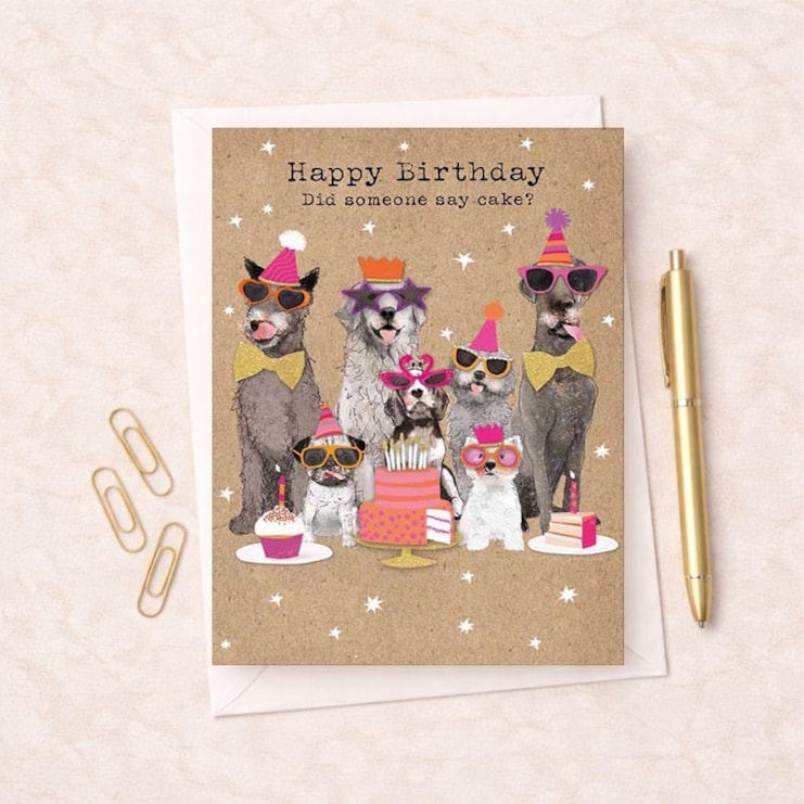 Large Birthday Card - Someone Say Cake?