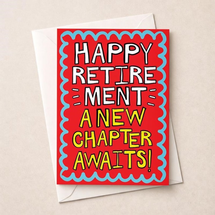 Large Retirement Card - Happy Retirement Large Retirement Card - Happy Retirement