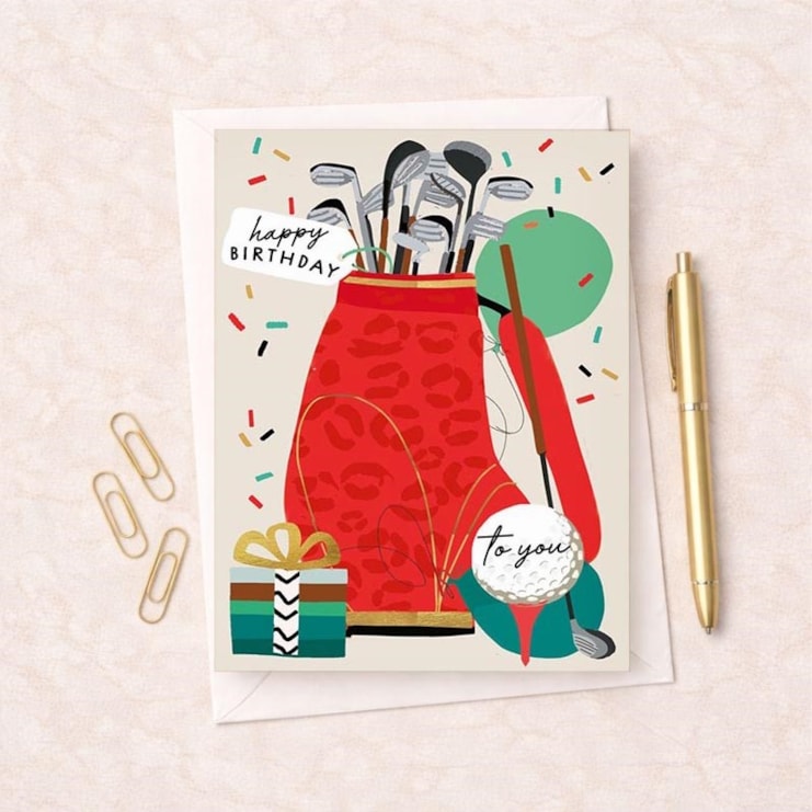 Large Birthday Card - Golf Large Birthday Card - Golf