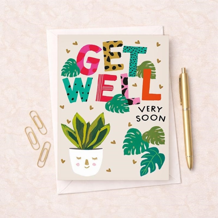 Large Get Well Soon Card - Get Well Very Soon Large Get Well Soon Card - Get Well Very Soon