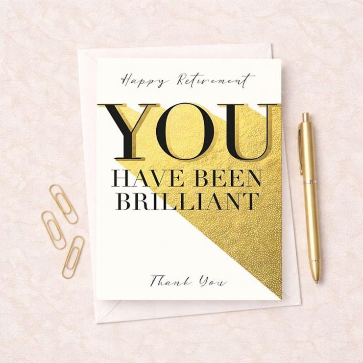 Large Retirement Card - You Have Been Brilliant Large Retirement Card - You Have Been Brilliant