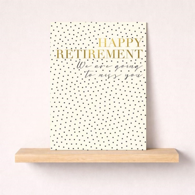 Large Retirement Card - Going To Miss You