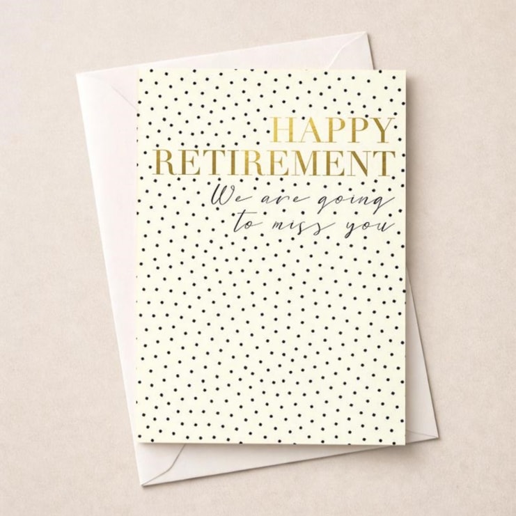 Large Retirement Card - Going To Miss You Large Retirement Card - Going To Miss You