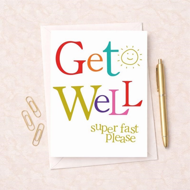 Large Get Well Soon Card - Get Well Soon Get Well Super Fast Please Large Get Well Soon Card - Get Well Soon Get Well Super Fast Please