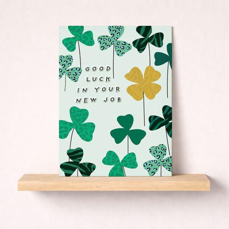 Large New Job Card - Clover Large New Job Card - Clover