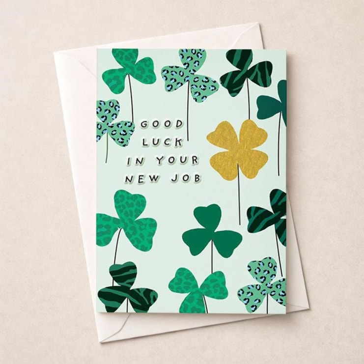 Large New Job Card - Clover