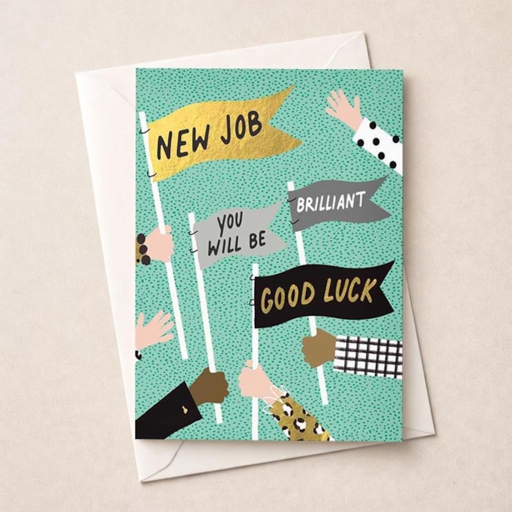 Large New Job Card - Flags Large New Job Card - Flags
