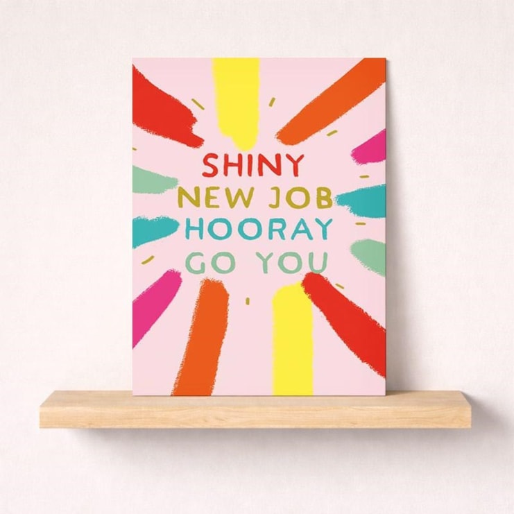 Large New Job Card - Shiny New Job Large New Job Card - Shiny New Job