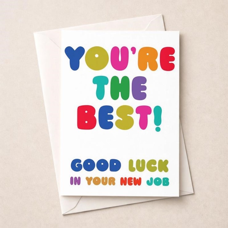 Large Good Luck Card - You're The Best
