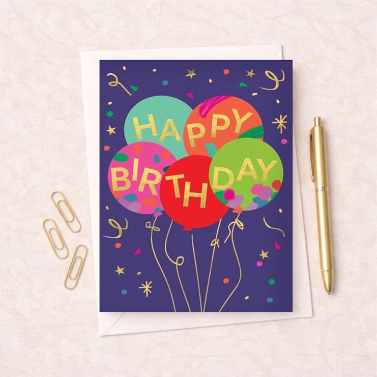 Large Birthday Card - Birthday Balloon