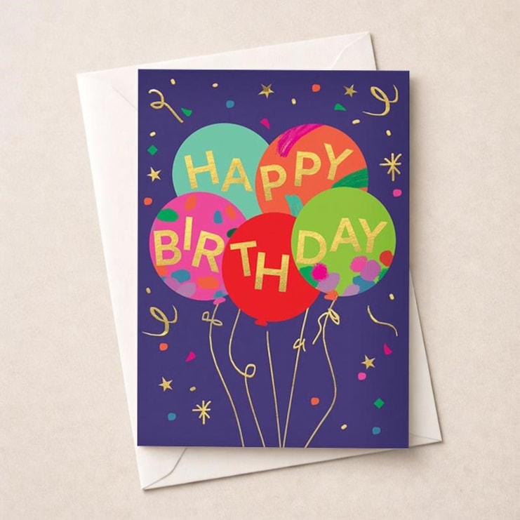 Large Birthday Card - Birthday Balloon
