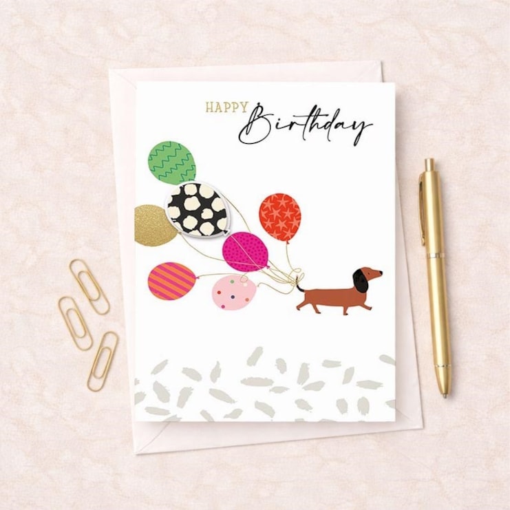 Large Birthday Card - Sausage Dog Large Birthday Card - Sausage Dog