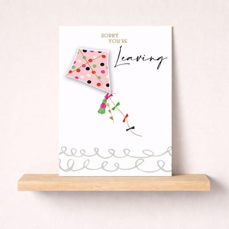 Large Sorry You're Leaving Card - Kite Large Sorry You're Leaving Card - Kite