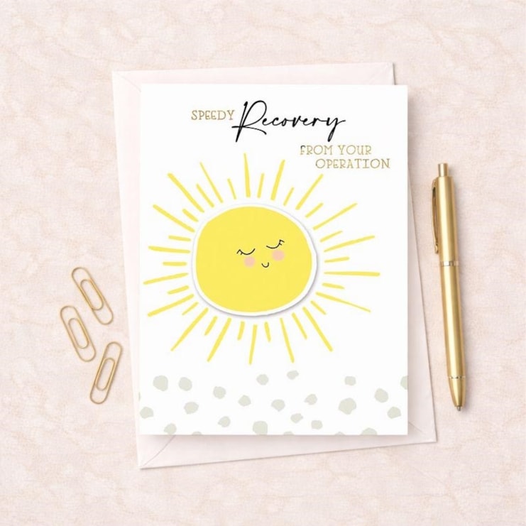 Large Get Well Soon Card - Speedy Recovery