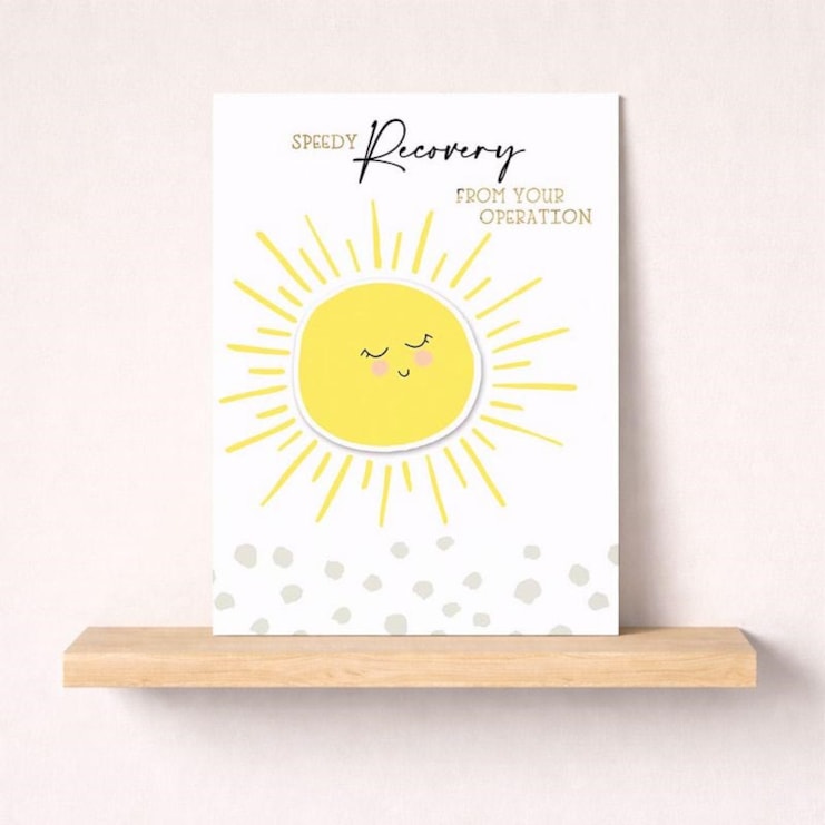 Large Get Well Soon Card - Speedy Recovery