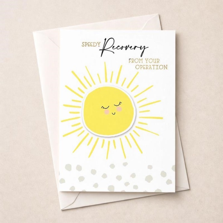 Large Get Well Soon Card - Speedy Recovery Large Get Well Soon Card - Speedy Recovery