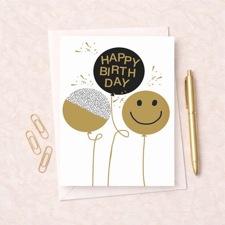 Large Birthday Card - Balloons Large Birthday Card - Balloons