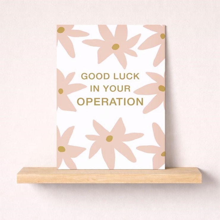 Large Get Well Soon Card - Operation