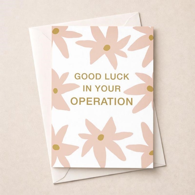 Large Get Well Soon Card - Operation