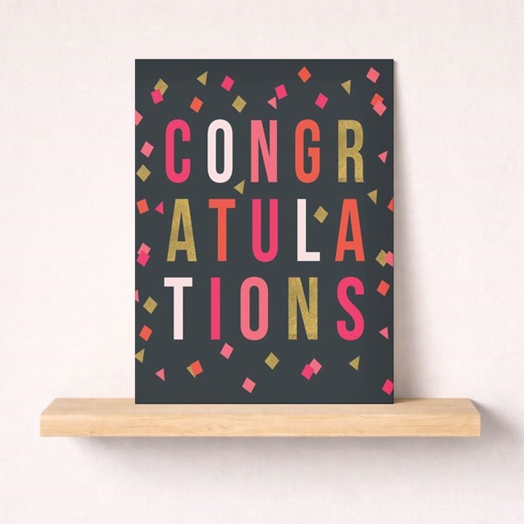 Large Congratulations Card - Congratulations