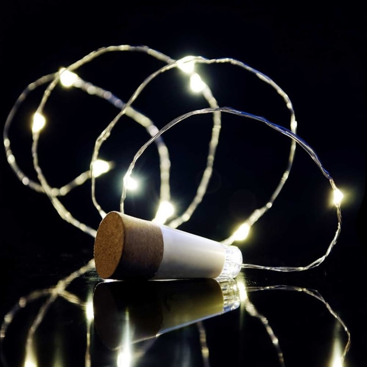 String Bottle Lights | 10 bright white bulbs!