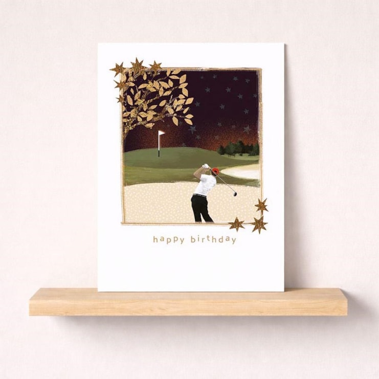 Birthday Card - Golfer