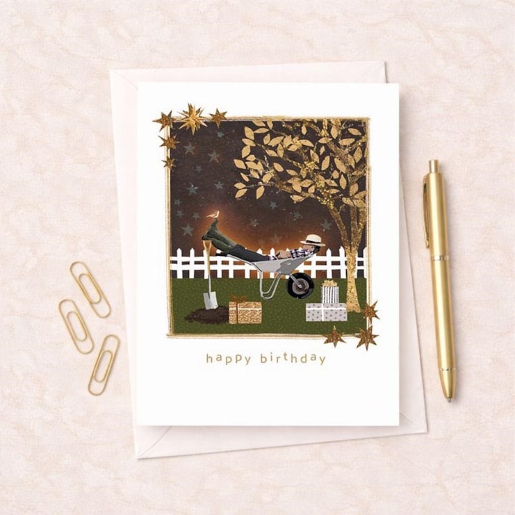 Birthday Card - Nap In A Wheelbarrow Birthday Card - Nap In A Wheelbarrow