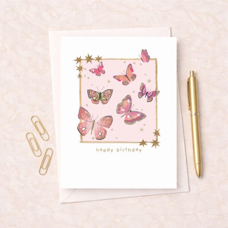Birthday Card - Butterflies Birthday Card - Butterflies