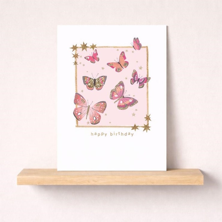 Birthday Card - Butterflies