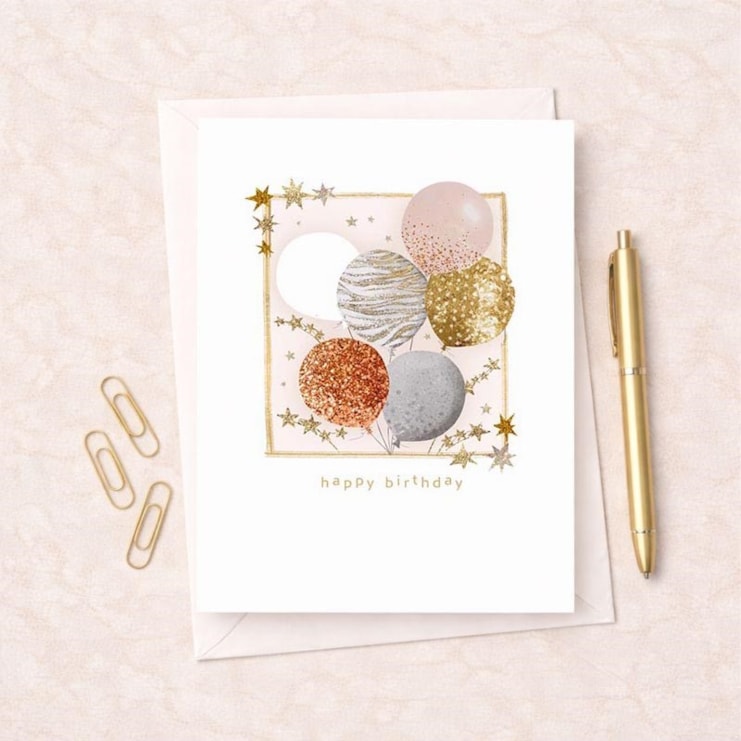 Birthday Card - Balloons Birthday Card - Balloons